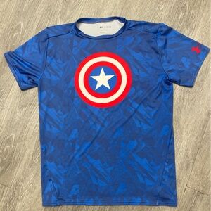 Under Armour Alter ego Captain America Heatgear Compression Shirt 3XL blue